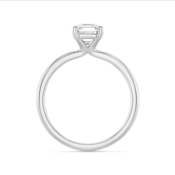 14 K Gold Asscher Ring